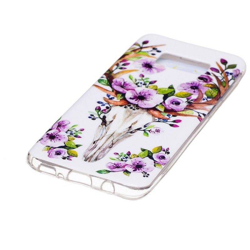 Fluorescerende Bloem Elanden Samsung Galaxy Case