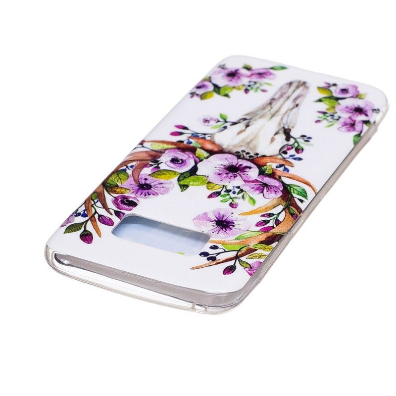 Fluorescerende Bloem Elanden Samsung Galaxy Case