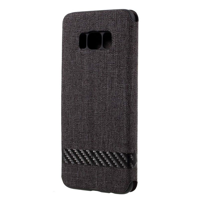 Folio-hoesje Samsung Galaxy S8 Zwart Canvas