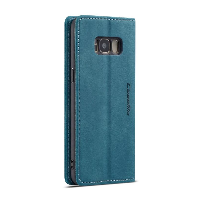 Folio-hoesje voor Samsung Galaxy S8 Bruin Zwart Tas Van Imitatieleer