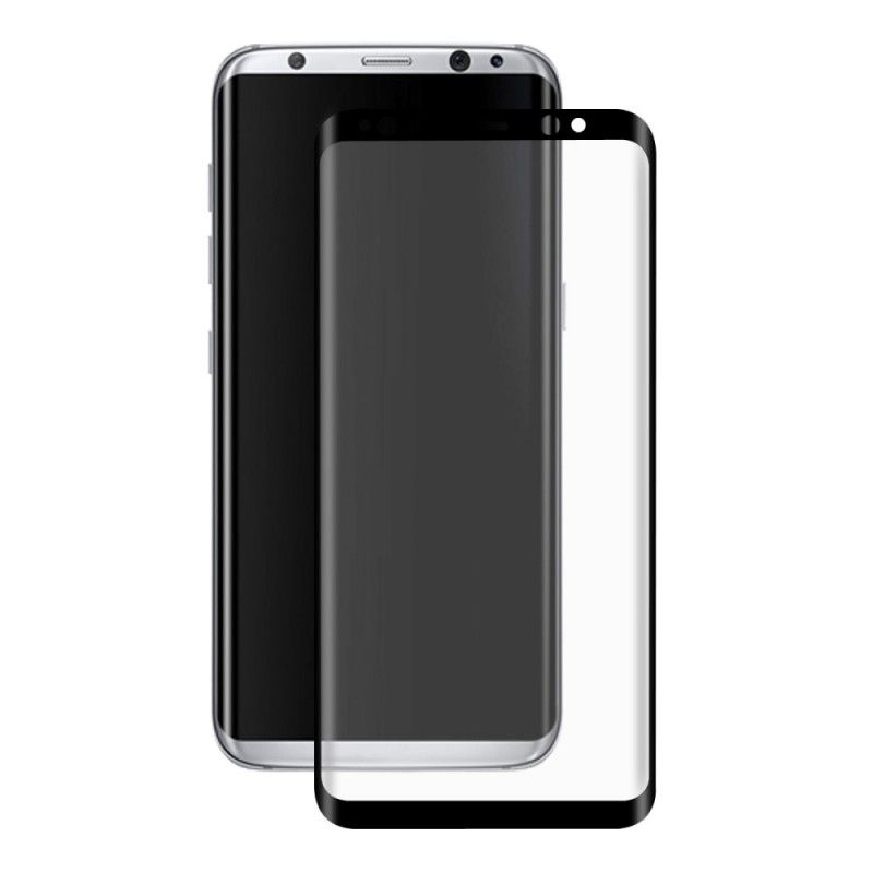 Gehard Glas Bescherming Samsung Galaxy S8 Transparant Zwart