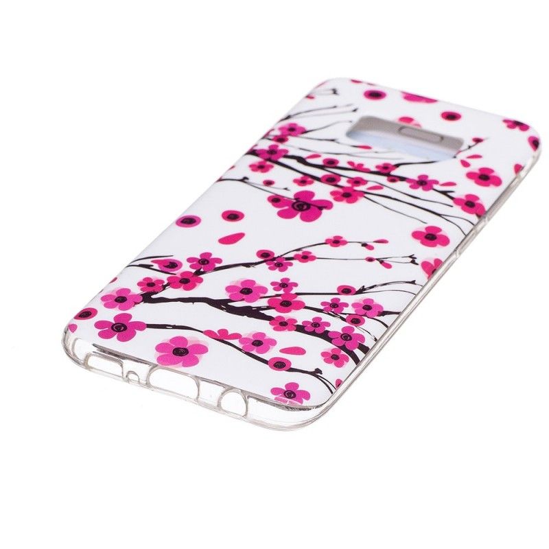 Hoesje Samsung Galaxy S8 Fluorescerende Bloemen