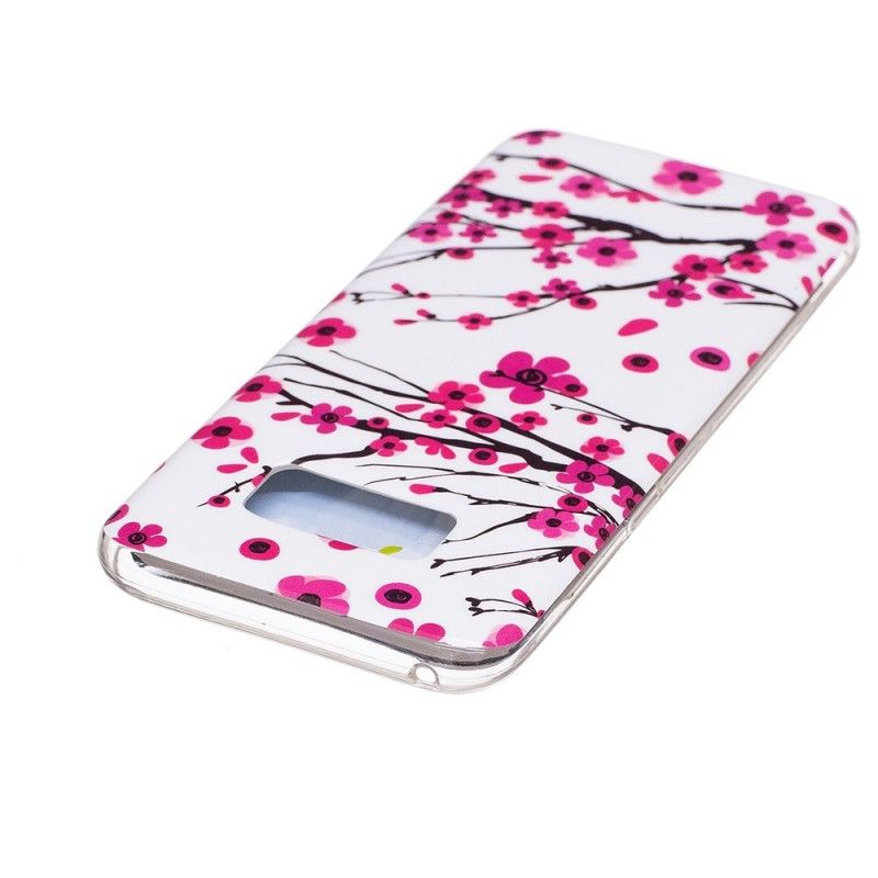 Hoesje Samsung Galaxy S8 Fluorescerende Bloemen