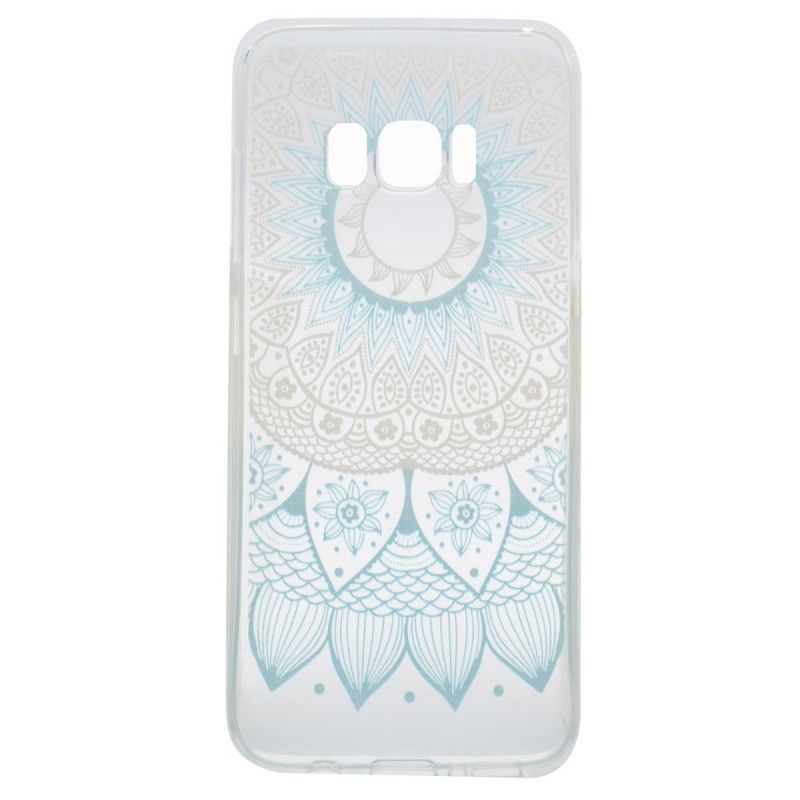 Hoesje Samsung Galaxy S8 Roze Transparante Kleurrijke Mandala