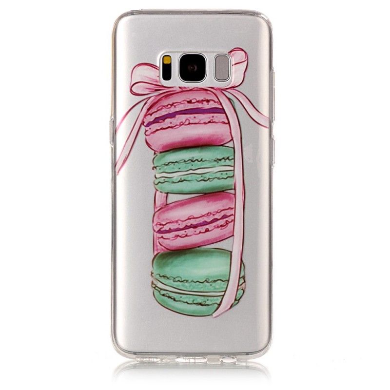 Hoesje Samsung Galaxy S8 Transparante Gourmet Bitterkoekjes