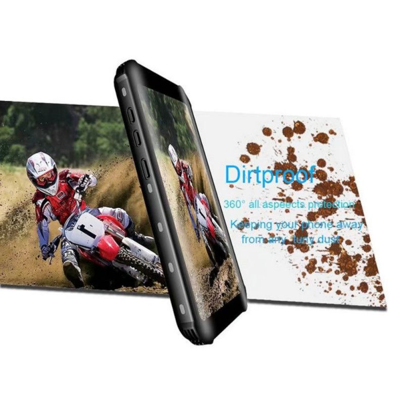 Hoesje Samsung Galaxy S8 Wit Zwart Waterdicht Met Rode Peper Steun