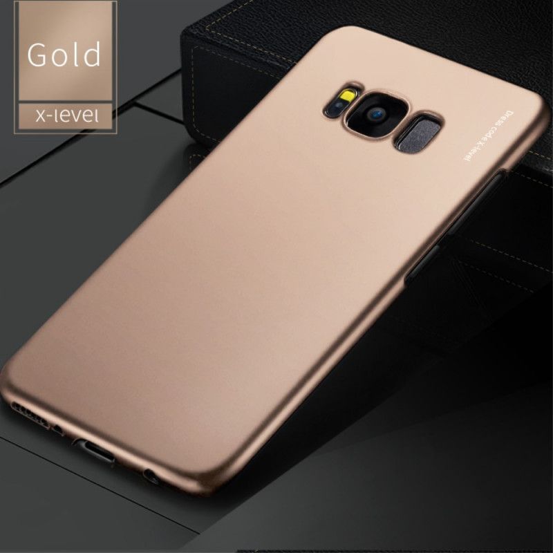 Hoesje voor Samsung Galaxy S8 Goud Zwart Ridderreeks X-Niveau