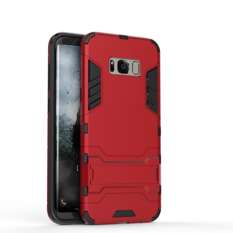 Hoesje voor Samsung Galaxy S8 Rood Grijs Ultrabestendig