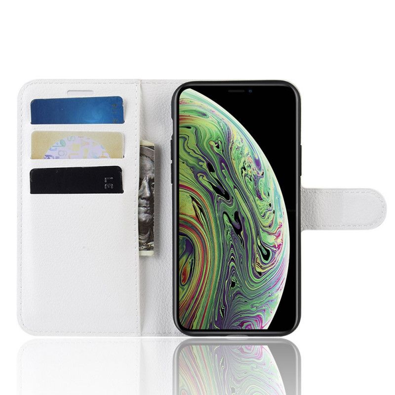 Bescherming Hoesje iPhone 11 Pro Wit Zwart Klassiek