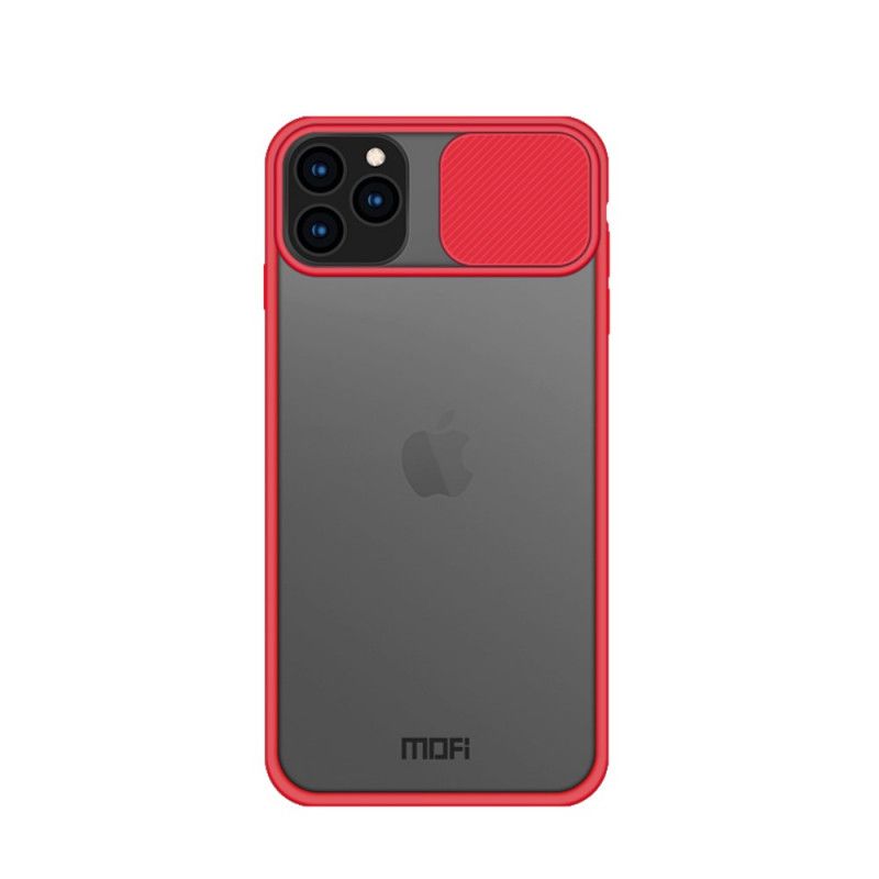 Case Hoesje iPhone 11 Pro Rood Zwart Telefoonhoesje Afdekking Van De Mofi-Fotomodule