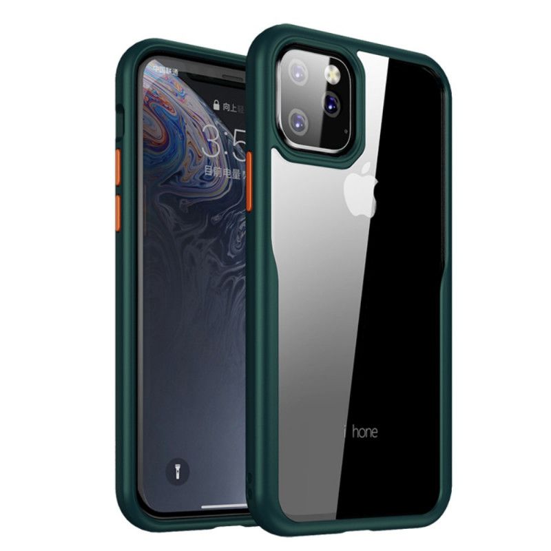 Case Hoesje iPhone 11 Pro Rood Zwart Telefoonhoesje Sterserie Ipaky