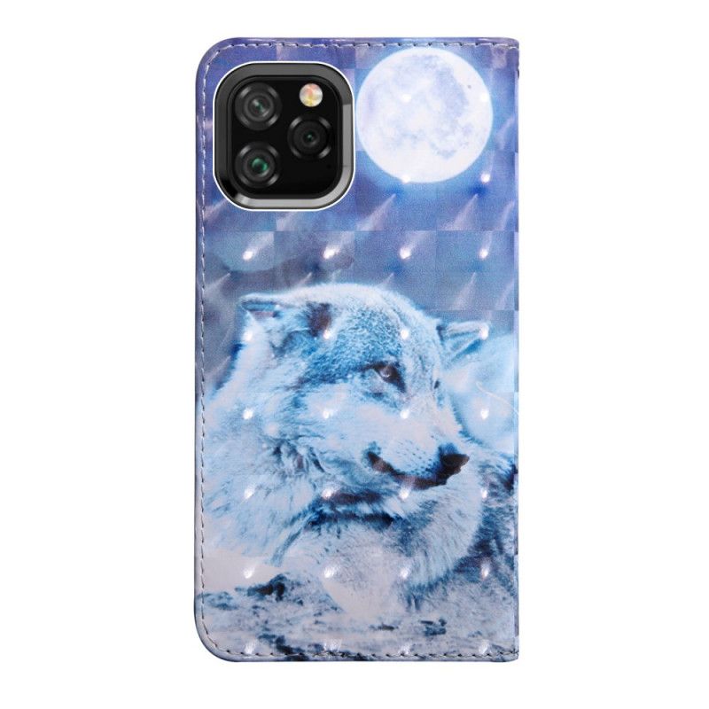 Flip Case Leren iPhone 11 Pro Hector De Wolf