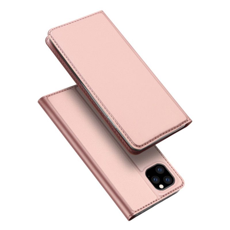 Folio-hoesje iPhone 11 Pro Goud Zwart Skin Pro Serie Dux Ducis