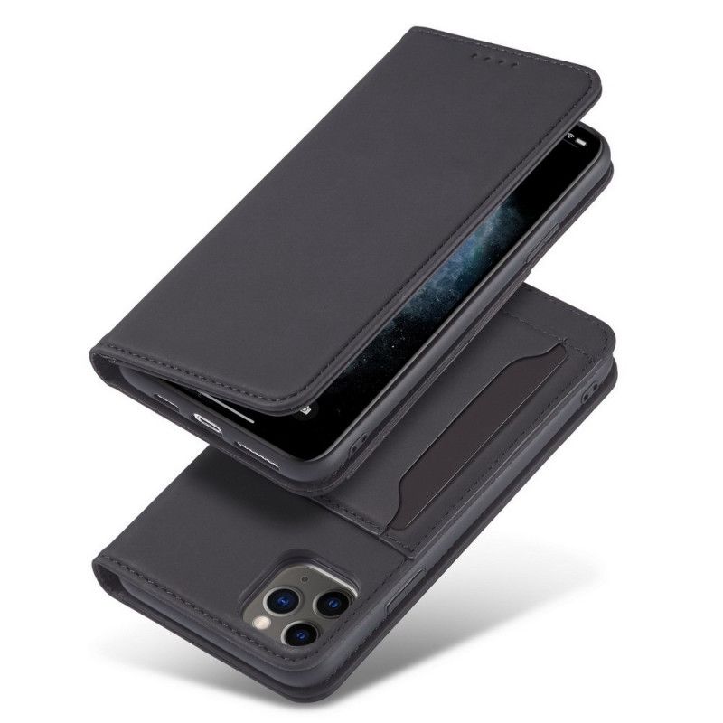Folio-hoesje iPhone 11 Pro Rood Zwart Steunkaarthouder