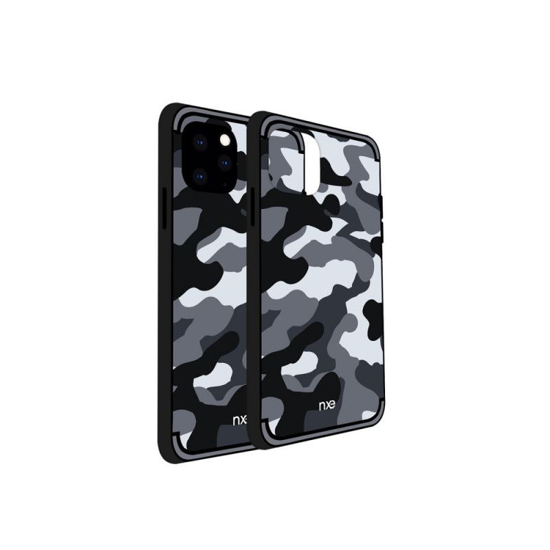 Hoesje iPhone 11 Pro Oranje Zwart Nxe Camouflage