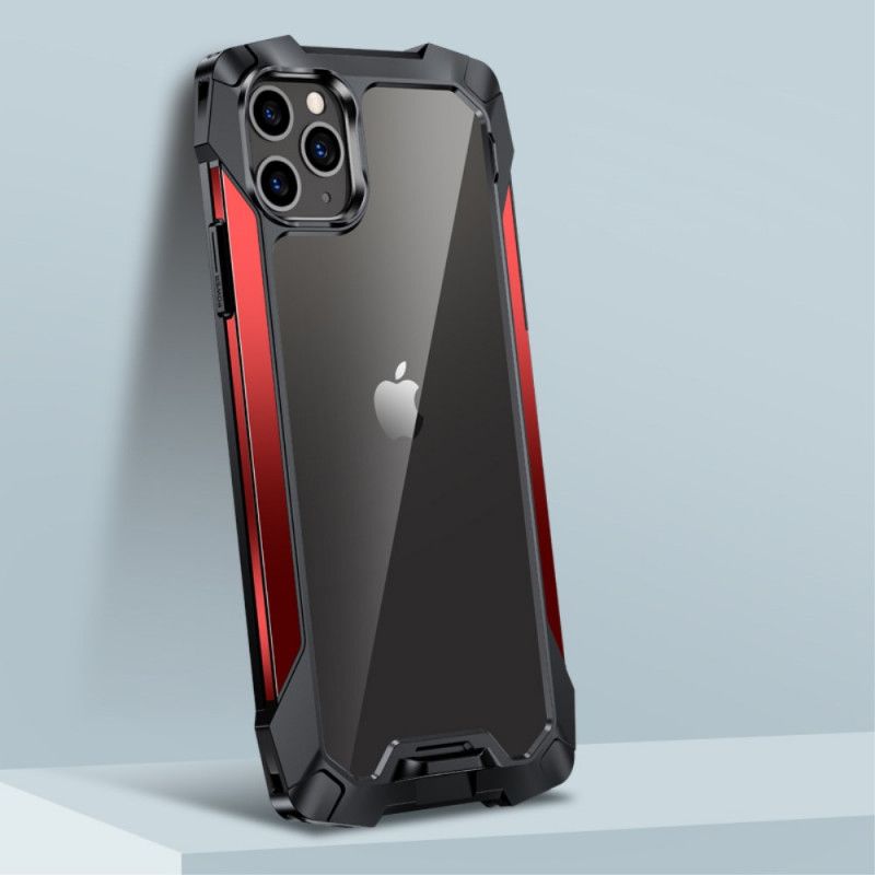 Hoesje iPhone 11 Pro Rood Zwart Supersterk Flexibel