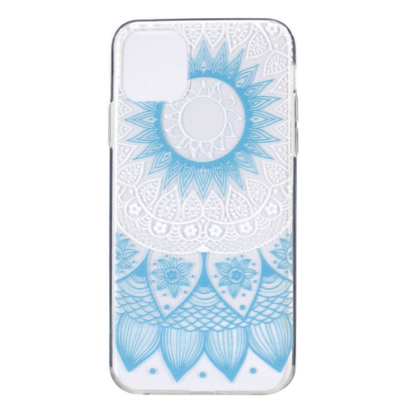 Hoesje iPhone 11 Pro Roze Transparante Kleurrijke Mandala