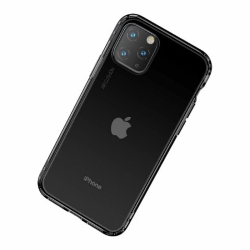 Hoesje voor iPhone 11 Pro Transparant Zwart Baseus Eenvoudige Serie