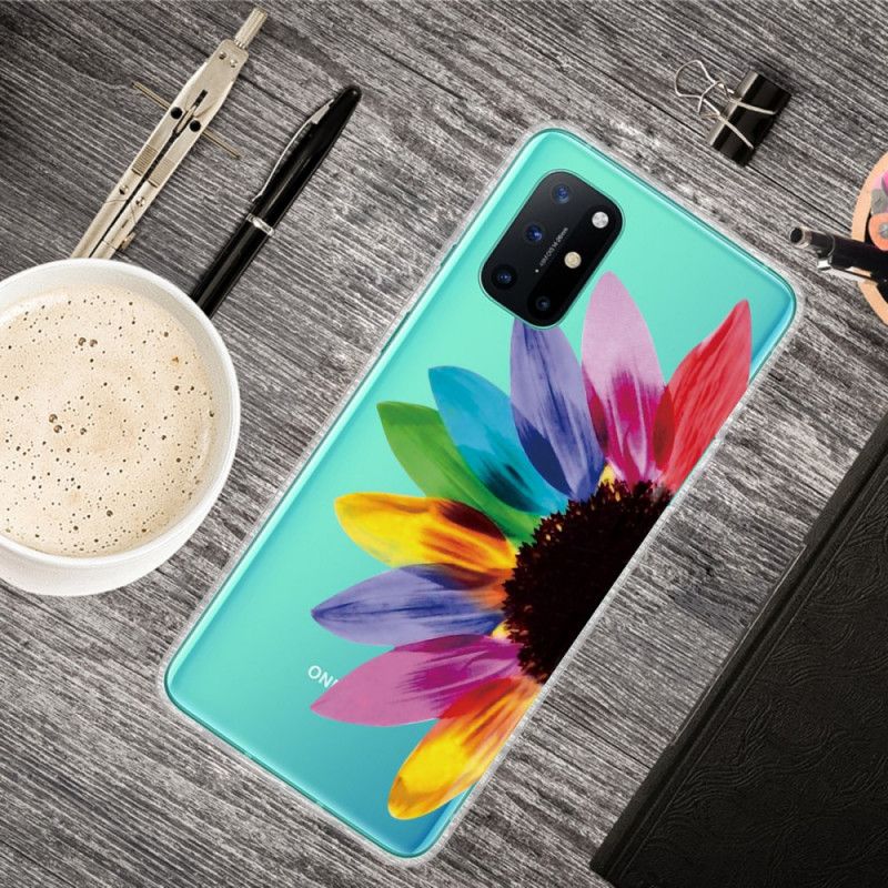 Case Hoesje OnePlus 8T Telefoonhoesje Gekleurde Bloem