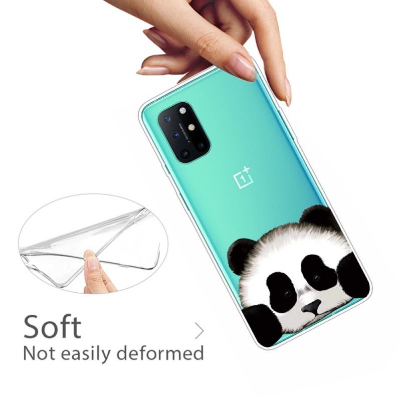 Case Hoesje OnePlus 8T Telefoonhoesje Transparante Panda