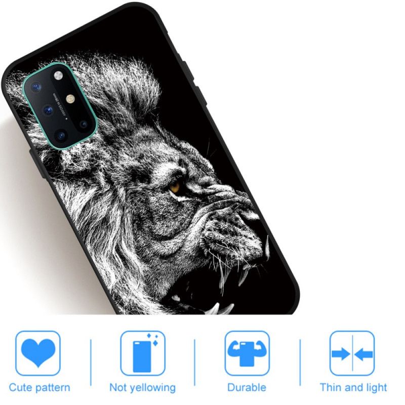 Case Hoesje OnePlus 8T Telefoonhoesje Woeste Leeuw