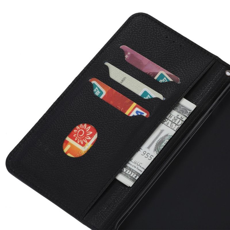 Folio-hoesje voor OnePlus 8T Rood Zwart Kaarthouder Vooraan