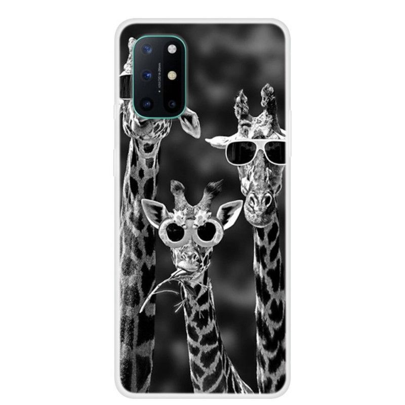 Hoesje OnePlus 8T Giraffen Met Bril