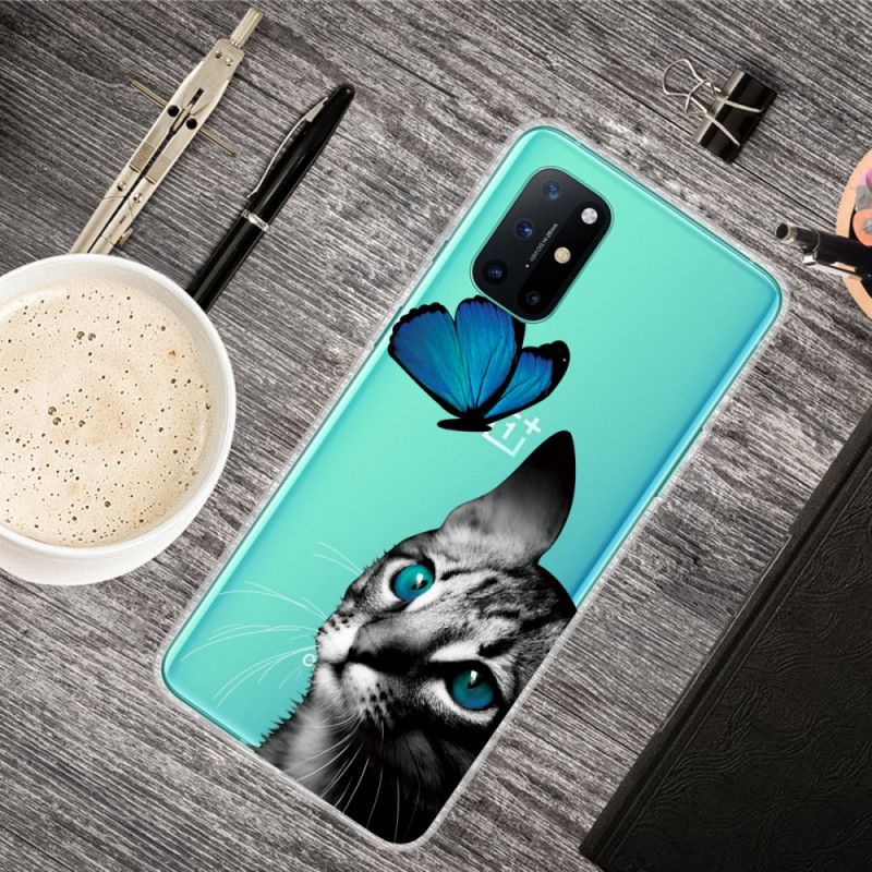 Hoesje OnePlus 8T Kat En Vlinder