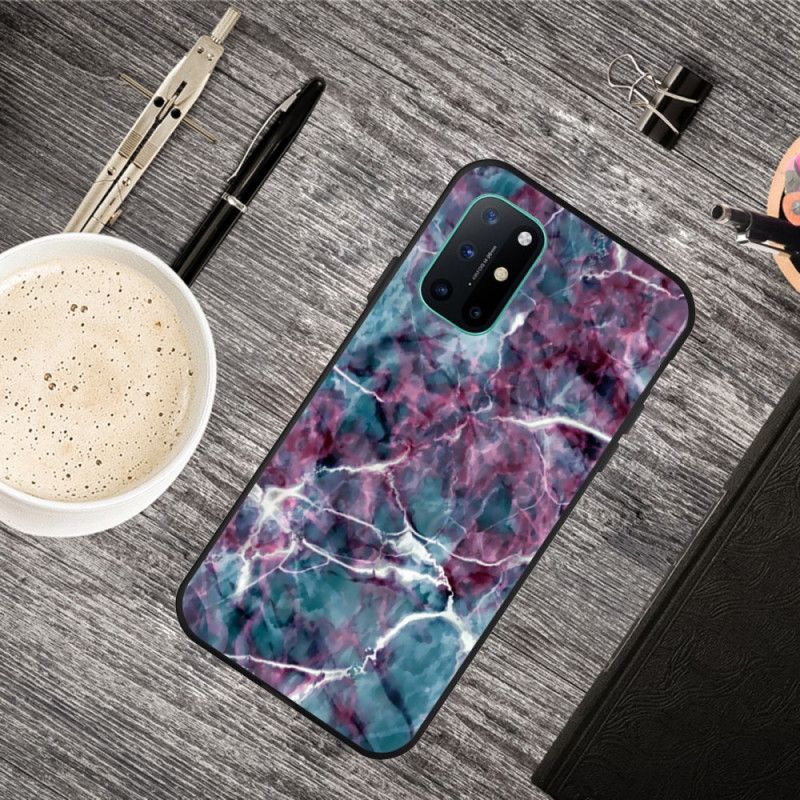 Hoesje OnePlus 8T Paars Marmer