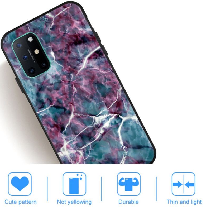 Hoesje OnePlus 8T Paars Marmer