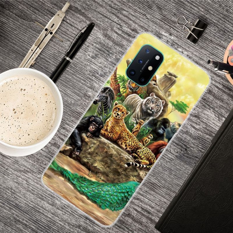 Hoesje OnePlus 8T Safaridieren