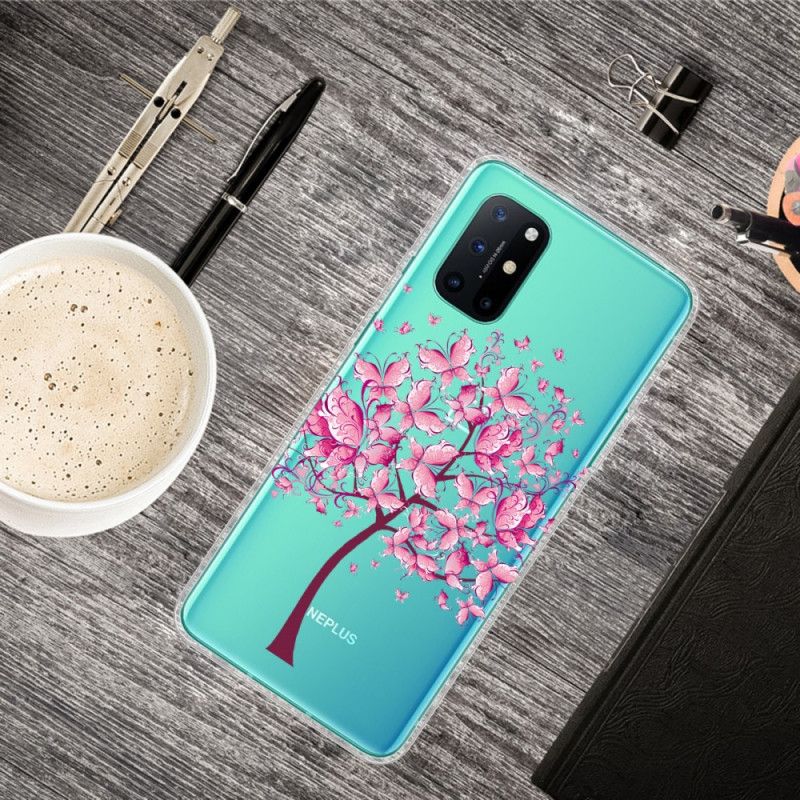 Hoesje OnePlus 8T Transparante Vlinderboom