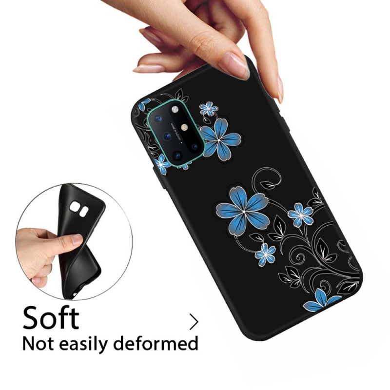 Hoesje voor OnePlus 8T Blauwe Bloemen