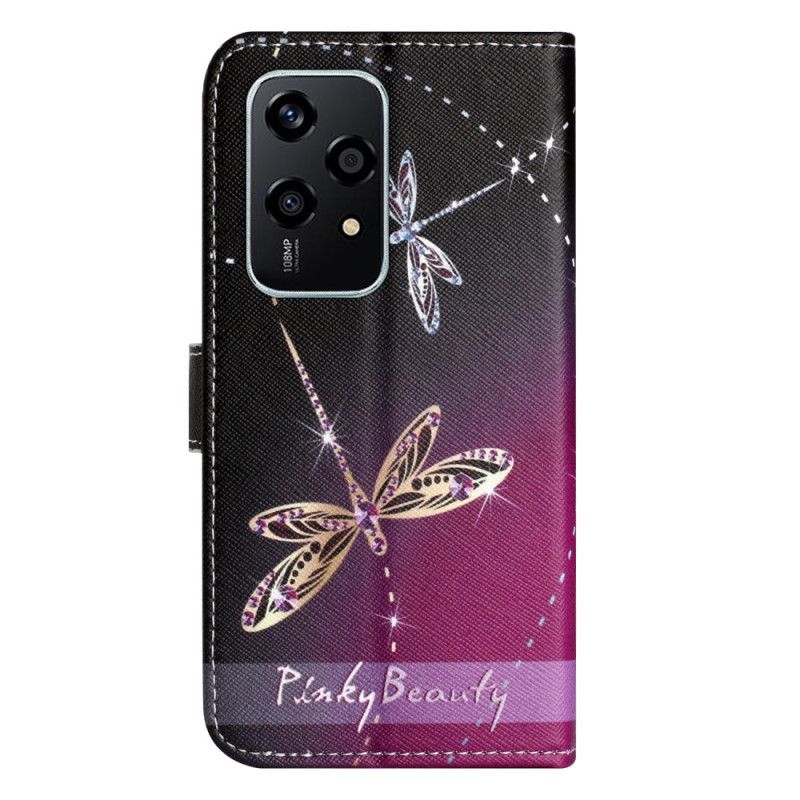 Leren Hoesje Honor 200 Lite Voorbindlibellen Bescherming Hoesje