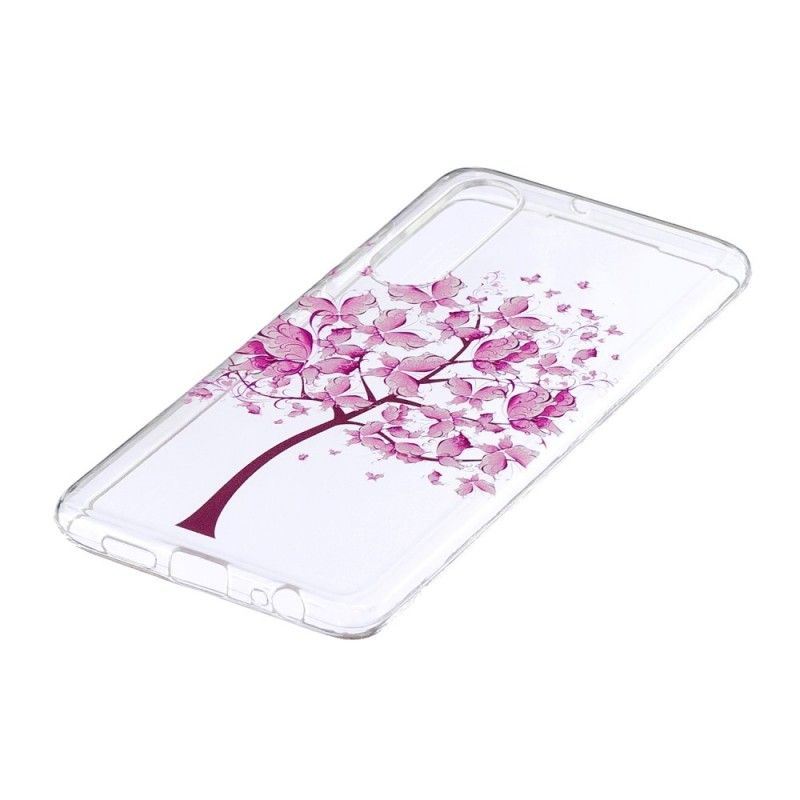 Cover Hoesje Huawei P30 Telefoonhoesje Transparante Boom In Waanzin