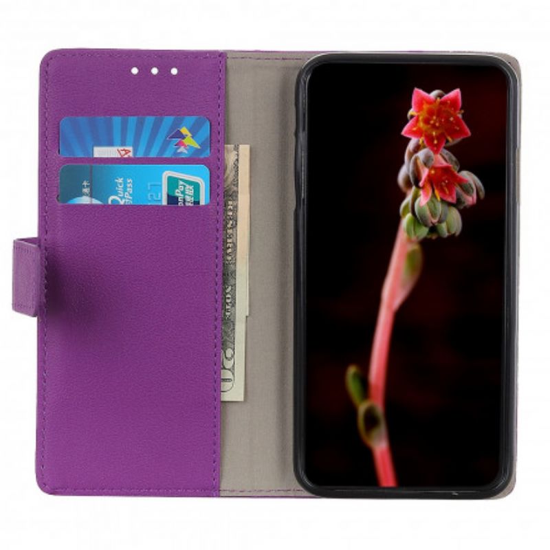 Folio-hoesje Sony Xperia 10 Iii Telefoonhoesje Klassiek Kunstleer