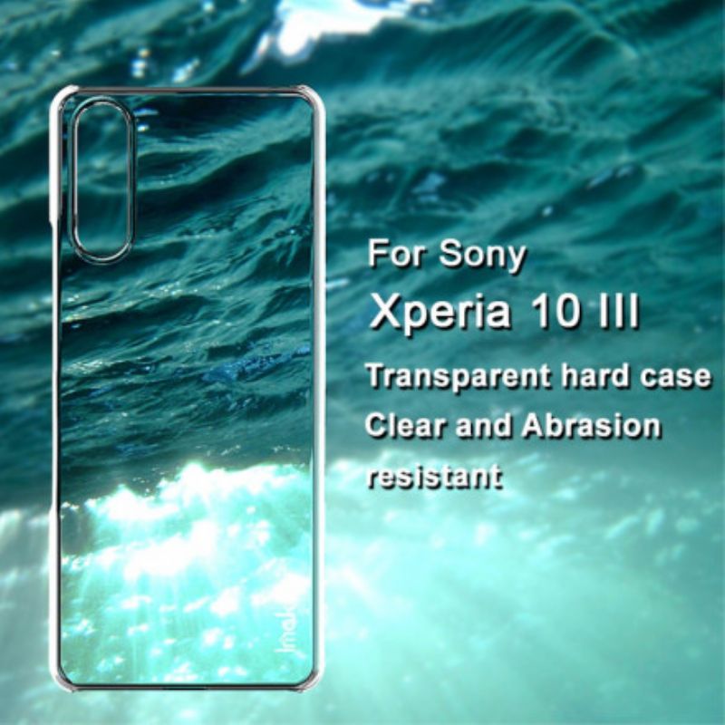 Hoesje Voor Sony Xperia 10 Iii Imak Transparant Kristal