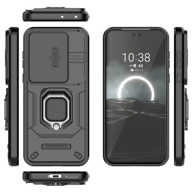 Case Hoesje Huawei Pura 70 Ultra Telefoonhoesje Resistente Ring Met Verschuifbare Lensbescherming