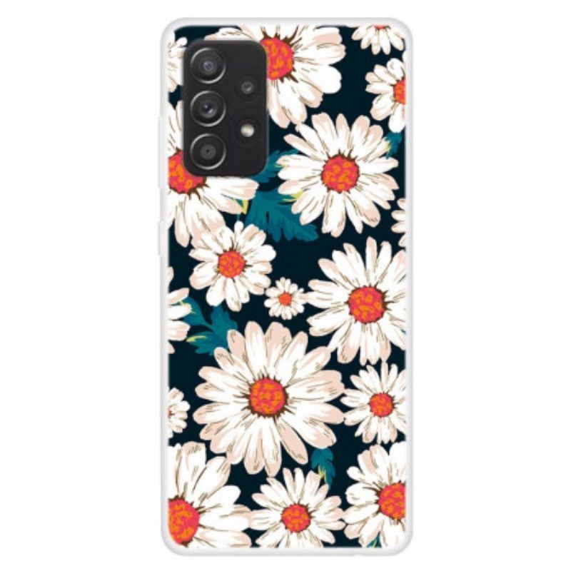 Hoesje voor Samsung Galaxy A13 Riem Rozen