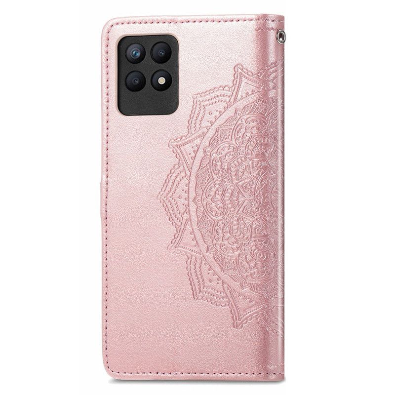 Flip Case Leren Realme 8i Mandala Middeleeuwen