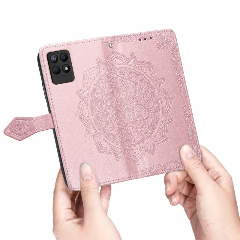 Flip Case Leren Realme 8i Mandala Middeleeuwen