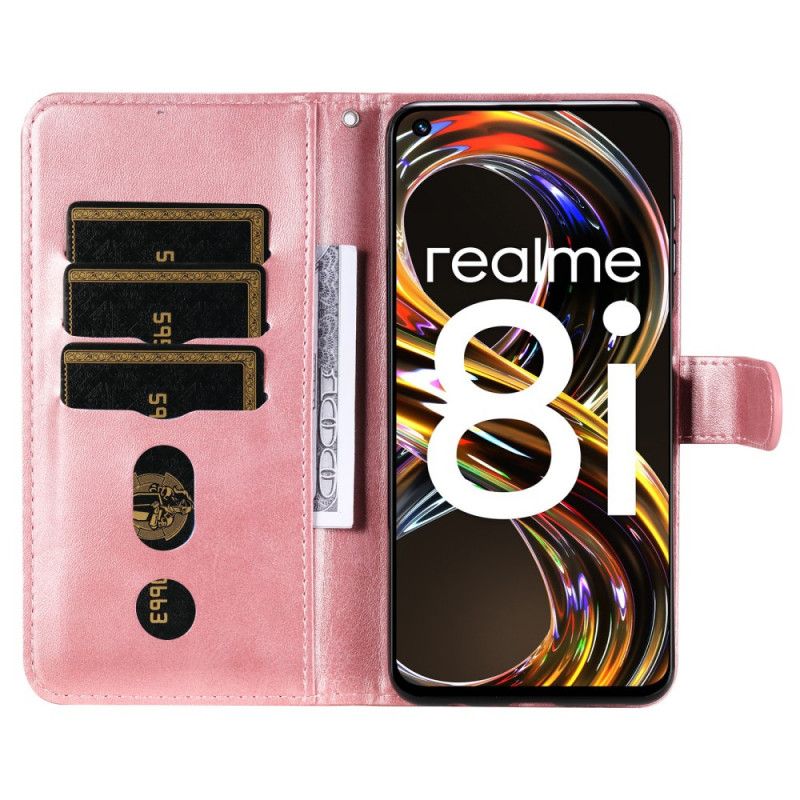 Leren Hoesje Realme 8i Vintage Portemonnee