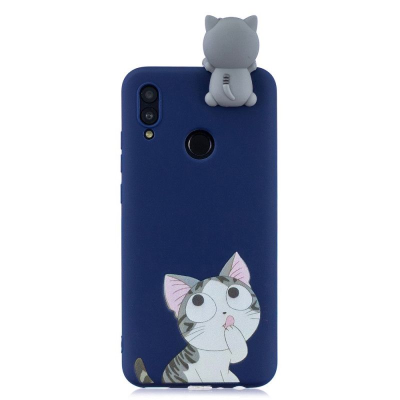 Hoesje Huawei P Smart 2019 3D Denker Cat