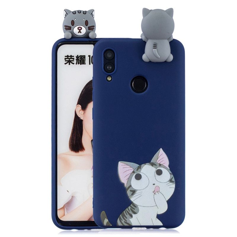 Hoesje Huawei P Smart 2019 3D Denker Cat