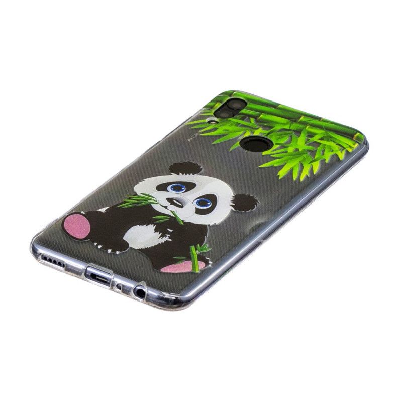 Hoesje Huawei P Smart 2019 Doorzichtige Panda Eet