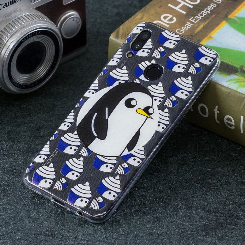 Hoesje Huawei P Smart 2019 Transparante Pinguïns