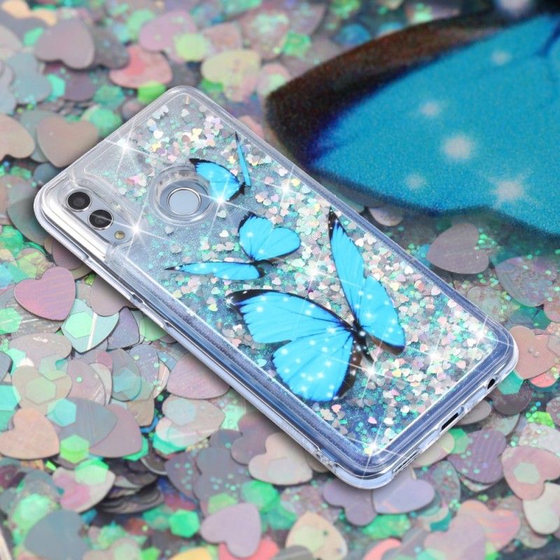 Hoesje Huawei P Smart 2019 Vliegende Glittervlinders