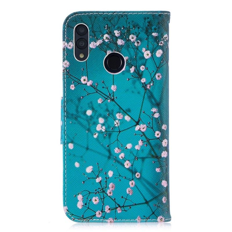 Leren Hoesje voor Huawei P Smart 2019 Bloeiende Boom