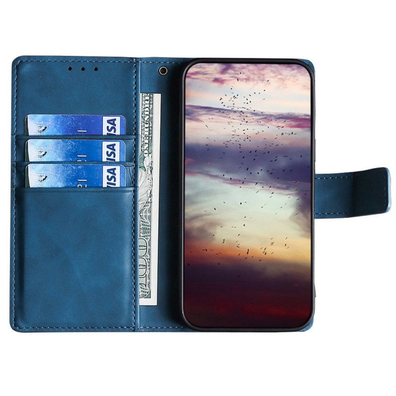 Folio-hoesje Xiaomi Redmi Note 11 Pro / Note 11 Pro Plus Skin-touch Krokodil