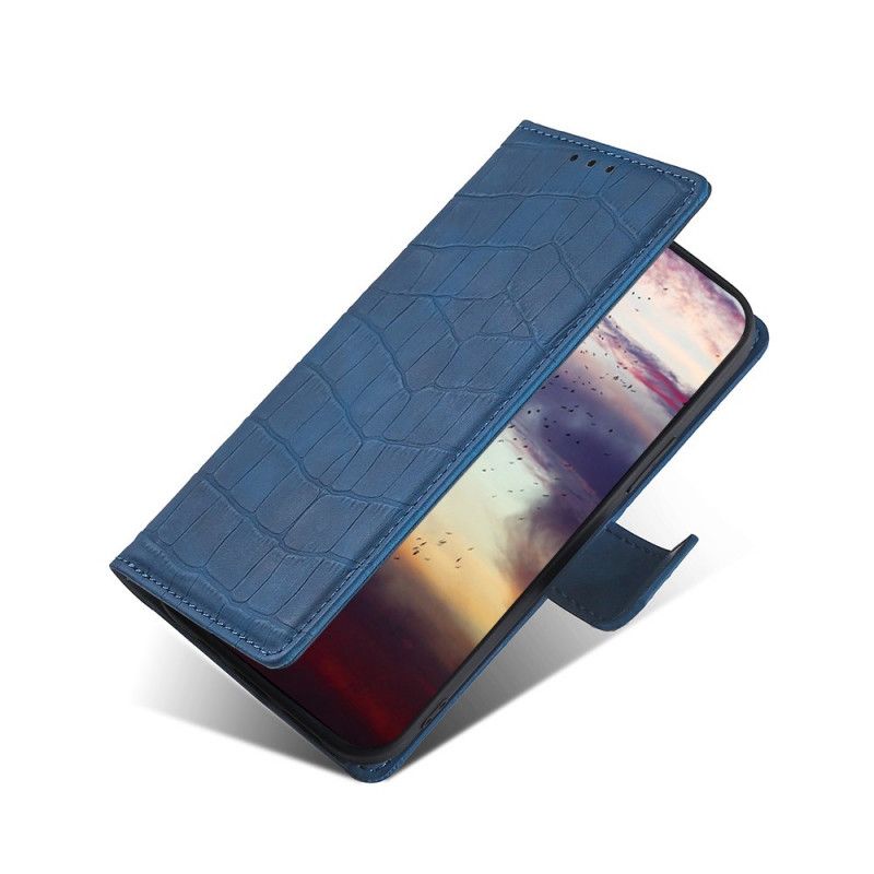 Folio-hoesje Xiaomi Redmi Note 11 Pro / Note 11 Pro Plus Skin-touch Krokodil